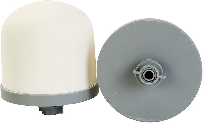 HUI NING Replacement Ceramic Dome Water Filter for Countertop, Household Water Bucket, Cooler Filtration Systems Pitcher (2 pieces)