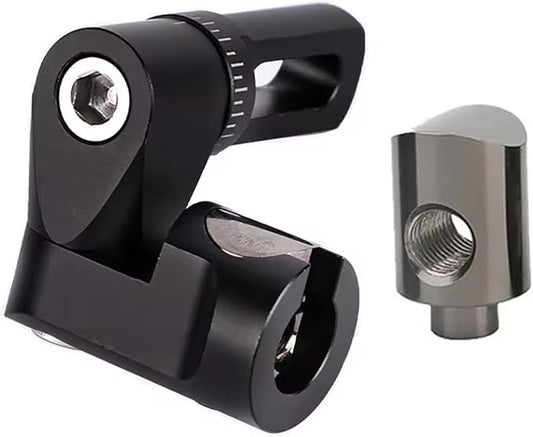 Single Side Adjustable V Bar Mount, Archery Stabilizers Bow Stabilizer Quick Disconnect Rod for Compound Bow, Single Sidebar Back Bar Stabilizer Mount