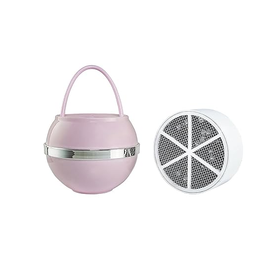 Crystal Quest Bath Ball & Replacement Filter Cartridge Bundle - Water Filter System-Reduce Contaminants for Softer &Smoother Skin-Effortless & Quick Installation|Bundle and Save (Pink)