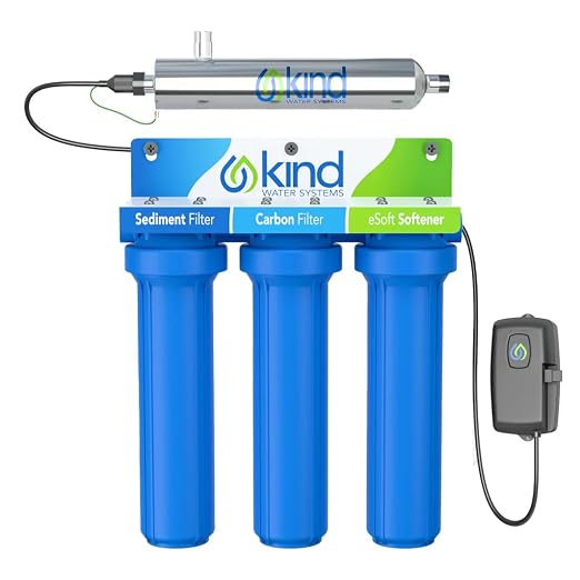 Kind Water Systems E-3000UV Whole House Salt-Free Water Softener & Filter Combo by KindWater