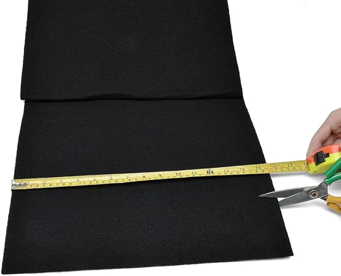 Carbon Fabric Filter Replacement Cut To Fit Charcoal Hepa AC Vent Filter Activated Carbon Air Filter Fabric Sheet Carbon Pad 16 x 48 inch