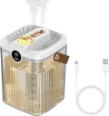 Mini Humidifier with Night Light, 2L Dual Channels Mist Humidifier, Top Fill Desktop Humidifier for Bedroom Office Car