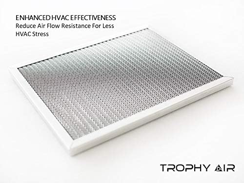 Washable Electrostatic HVAC Furnace Air Filter, Lasts a Lifetime, 6 Stage Permanent Air Filter, Healthier Home or Office, Made in The USA - Increases Airflow (14x20x1)