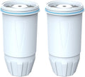 Lifefilter Water Filter Replacement for Pitcher Filters and Dispenser Filters, ZR-001 ZR-003 ZP-600 ZR-017, Multi-Stage Filter System, Reduce TDS, PFOA/PFOS, Chlorine, 2 Pack
