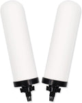 2 Pack 7'' ceramic water filter Candle, 7 inch water filter replacement filters by YKMGON