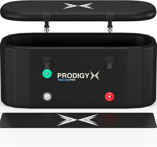 PRODIGYX Ice Bath Tub [XXL UPGRADED] For Athletes - Water Chiller Compatible - Cold Plunge - Outdoor, Portable, Inflatable - RecoveryPRO