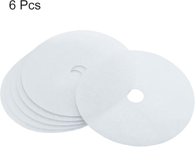MECCANIXITY Universal Cloth Dryer Exhaust Filter, Cotton 235x33mm White for Clothes Dryer Filter Replacement Pack of 6