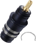 Thermostatic Shower Cartridge Replacement Parts Kit Compatible with Hansgrohe 98282000, Shower Bathroom Faucet Thermostatic Filter Vavle Core Chrome