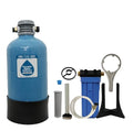 On The Go Portable 16,000 Grain RV Double Water Softener (NOT Made in China) with The On The Go Water Softener Salt Regeneration Kit and Carbon Filter