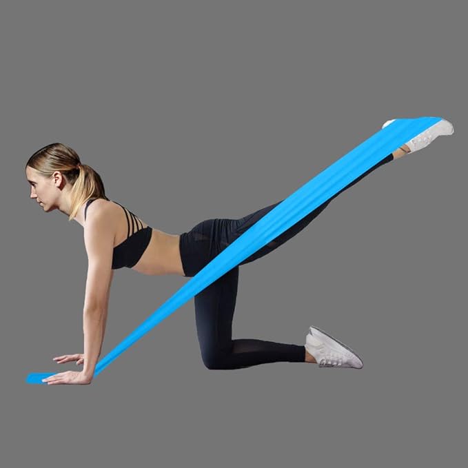 Professional 8 Yards Bulk Resistance Bands Rolls or 5,6,7 ft. Long Non-Latex Elastic Exercise Bands, Stretch Bands for PT, Yoga, Pilates, Rehab, at-Home or The Gym Workouts-FlexoryFit