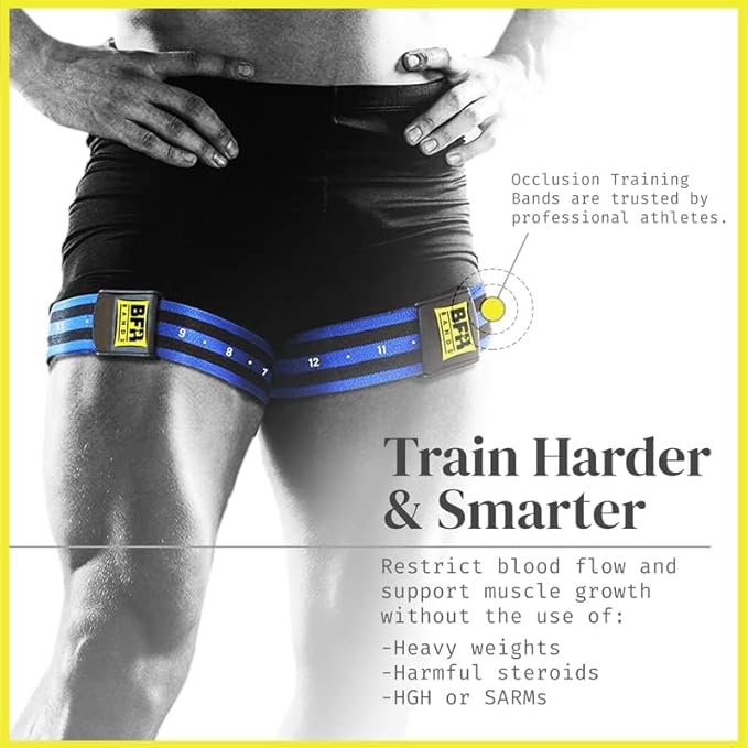Bands Blood Flow Restriction Bands for Arms Legs & Glutes Extra Wide 2" Straps for Occlusion Training Quick-Release Elastic Strap Ideal for Muscle Growth Without Heavy Weights-FlexoryFit
