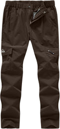 YSENTO Women's Hiking Pants Lightweight Stretch Quick Drying UPF 50 Camping Travel Work Cargo Pants 6 Pockets