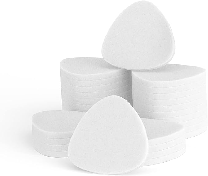 Refill Pad Compatible with Homedics Humidifier Essential Oil Diffuser | Essential Oil Replacement Microfiber Pad | Triangle Oil Tray Pad | White 30-Pack