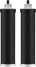 Water Filter Replacement for Berkey® BB9-2® Purification Elements Black Filter, Compatible with Berkey® Gravity Fed Water Filtration System, Pack of 2