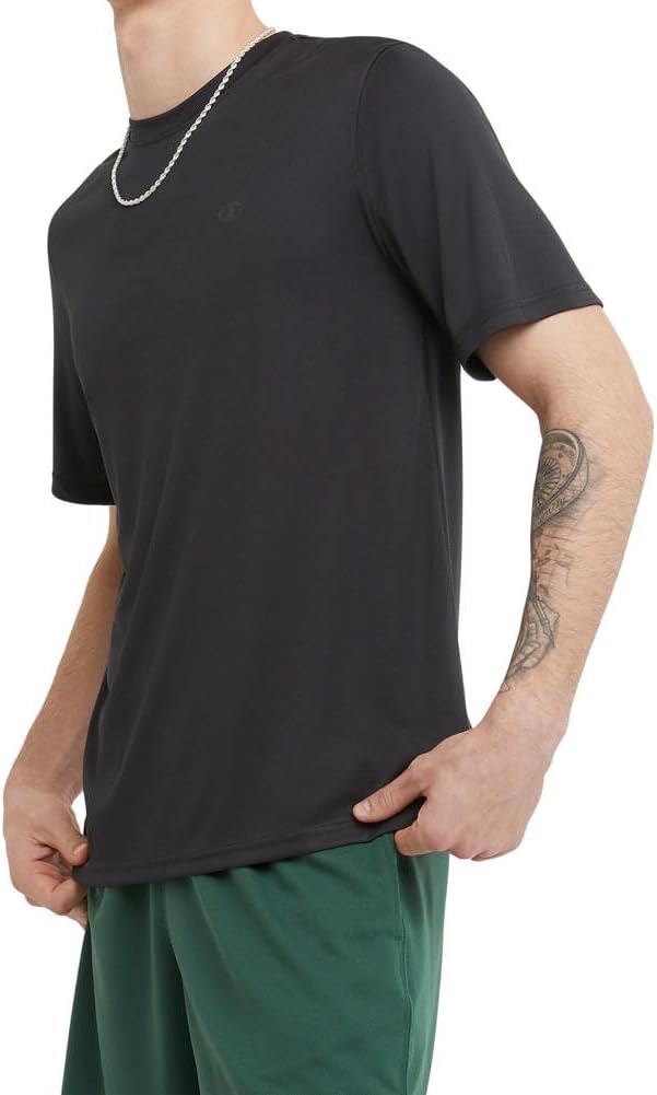 Champion Men's T-shirt, Sport Tee, Moisture Wicking, Anti Odor, Athletic T-shirt for Men (Reg. Or Big & Tall)