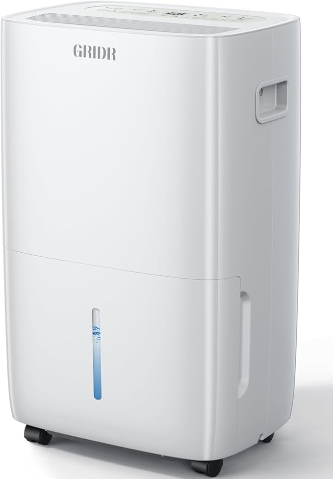 4500 Sq.Ft Energy Star Dehumidifier for Basement with Pump, Max 80 Pint/D(Standard 50Pint/D) Dehumidifier with Drain Hose, 8L Water Tank, Intelligent Humidistat, for Home, Bedroom, Bathroom