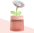 Cute Mini Humidifier 320mL Cool Mist Humidifie mute with 2 Mist Modes,for Home/Nursery/Office,Portable Mini Air Moisturizer,rechargeable mini humidifier(Sunflower Pink)