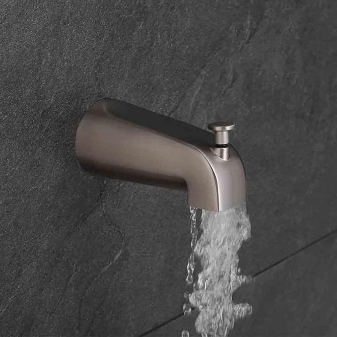 Shower Set with Trim Kit, Galim GL-SD, Shower Head & Faucet Set Complete with Valve, Shower Fixtures, Tub and Shower Trim Kit, Bathtub Shower Faucet set, Single Handle Pressure Balance, Brushed Nickel