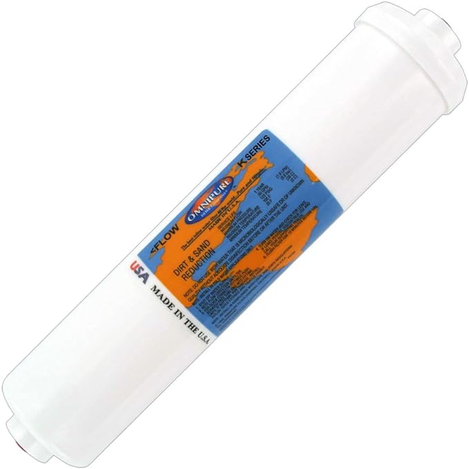 Omnipure (K2540-KK) 10"x2" Inline K-Series T40 GAC Coconut Carbon 3/8" Quick Connect