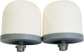 Huining Ceramic Dome Water Filter, Replacement for Pre-Filtration Unit, 0.15 to 0.5 Micron for Household Bucket Filtration System Pitcher (2 PCS)