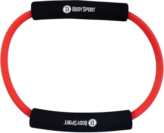 Body Sport Loop Tubing , Resistance Band with Foam Pad Handles for Strength Training and Rehabilitation-FlexoryFit