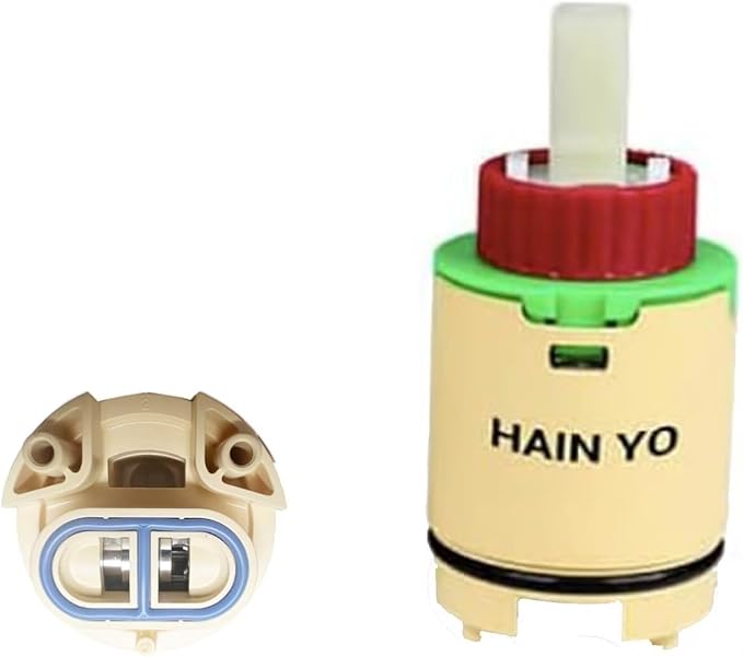 JH01GJ HK-40 Faucet Cartridge,Single Lever Faucet Cartridge,Compatible with Single Handle Tub and Shower Faucet,For Home Shower Cartridge Handle Cartridge Replacement,Commonly Used in Uberhaus Faucets