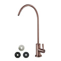 VEVOR Water Filter Faucet, RO Drinking Faucet with Lead-Free Brass Valve, 304 Stainless Steel, 0.8 GPM Flow Drinking Water Tap, Fits Most Reverse Osmosis & Water Filtration System, Antique Bronze
