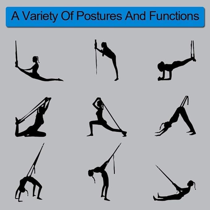 Yoga strap, stretching strap, yoga straps for stretching, Precise stretching, unlocking high difficulty poses in home-FlexoryFit