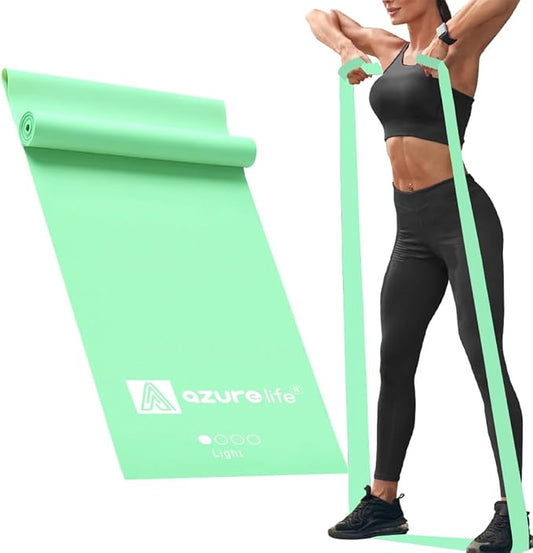 Professional 8 Yards Bulk Resistance Bands Rolls or 5,6,7 ft. Long Non-Latex Elastic Exercise Bands, Stretch Bands for PT, Yoga, Pilates, Rehab, at-Home or The Gym Workouts-FlexoryFit