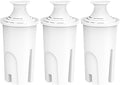 Replacement Filters for All Brita® Pitchers and Dispensers, Fits Brita® Classic OB03, Mavea® 107007, and More, NSF/ANSI 42 Certified, Last Up to 2 Months or 40 Gallons (Pack of 3)