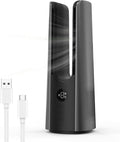 Desk Fan, Portable Bladeless Desk Fans with 9 Speed Adjustment, 14 Inch USB Rechargeable Fan 5000mAh Battery, 60° Oscillating, Touch Control Mini Fan for Office Bedroom Living Room
