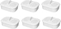 Nispira NFP-100 NFP100 Filter Replacement for Nakii Water Pitcher Dispenser Removes Chlorine, Lead, Odor, Color Reduce Water Hardness Pack of 6