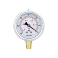 30 inHg Vacuum Silicone Oil Liquid Filled Low Pressure Gauge, 2.5" Dial Size by BPSSDI