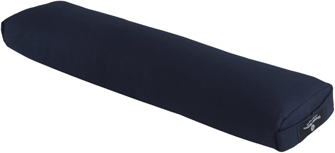 Hugger Mugger Pranayama Yoga Bolster - Very Firm, use Under Length of Spine for Deeper Breathing or Under Ankles, Handmade in The USA-FlexoryFit