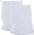 75 Micron Nylon Straining Bag Fine Mesh Food Strainer Bag, Multi-Purpose Filter Bag for Nut Milk, Juice, Cold Brew, Home Brewing (17.72" x 11.81", 2 Packs)