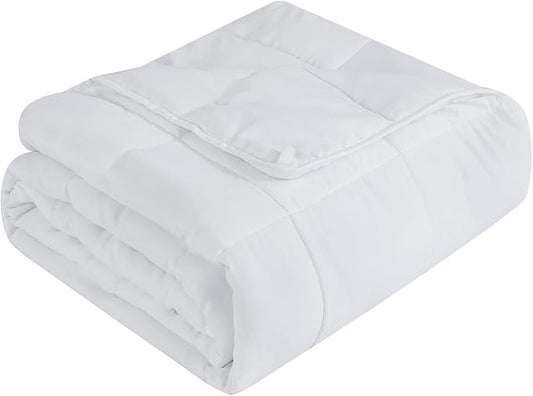 L'AGRATY Weighted Blanket - 48"x72" 20lbs Cooling Breathable Heavy Blanket with Glass Beads for Adult All-Season