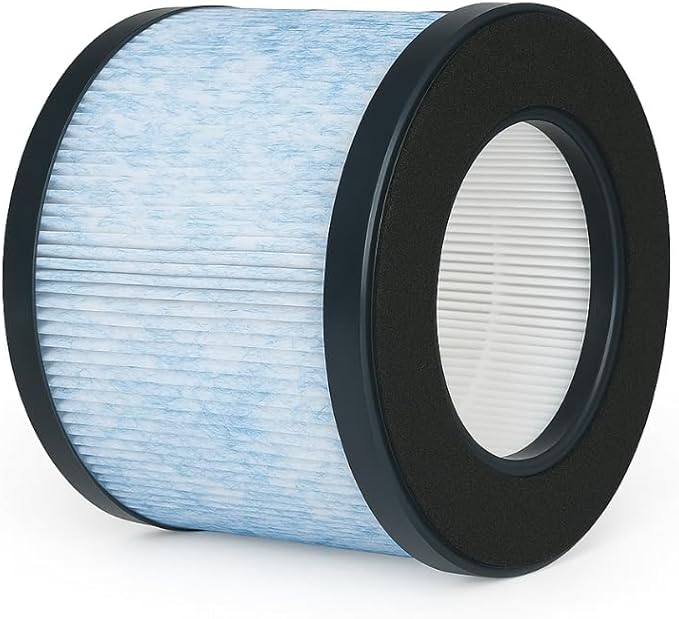 Nispira 3-in-1 True HEPA Filter Replacement Compatible with Miko Air Purifier C102 ibuki MA-01CW, MA-18, Okaysou AirMic4S, 1 Pack