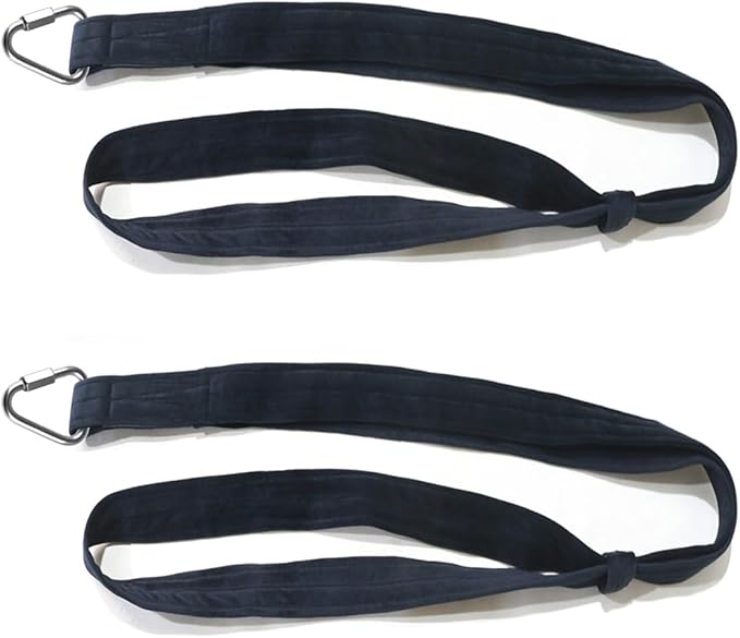 8.2ft 2.5m Aerial Straps Ropes Yoga Aerial Acrobatics Body Aerial Loop Trapeze Circus Apparatuses Equipment Three-Layer Straps 1 pairs-FlexoryFit