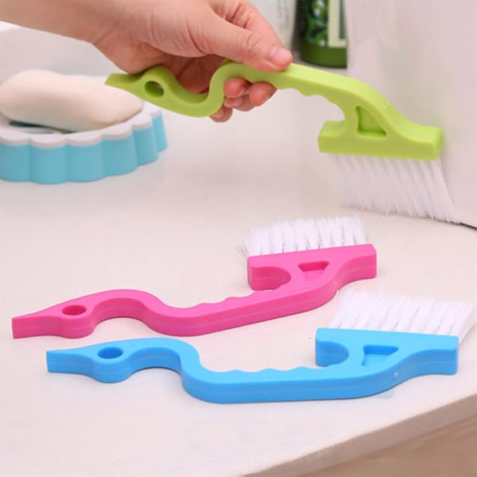 8pcs Window Groove Cleaning Brush Set Wet and Dry Scrubber Brushes - Image 8