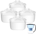 4 Pcs Alkaline Water Filter Replacement Alkaline Water Pitcher Replacement Cartridge for Healthy Drink, 7 Stage Filtration System to Purify