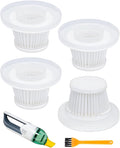 Replacement Filter Compatible with Horsepower Duck Compact Cordless Vacuum Cleaner AS Seen On TV, Vacuum Cleaner Filter Replacement Parts, 4+1 Pack