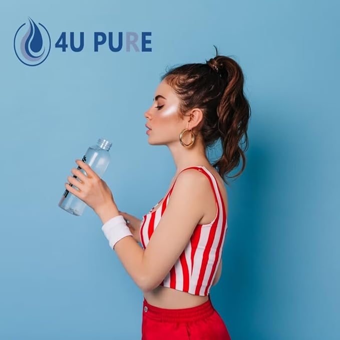 WF3CB Refrigerator Water Filter, Replacement for Pure Source 3, 706465, 242086201, 242086203, 242294501, 242069601, AP4567491, WF425, 1 Pack (Height 9 inches)