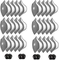 30 Pcs Activated Carbon Face Filters Anti Dust Replacements Parts by NBDIB