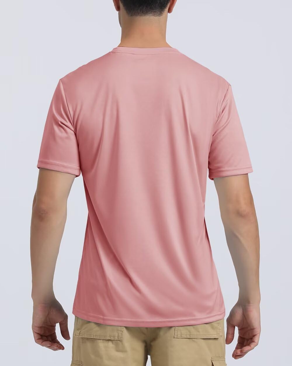 Boladeci Men's Swim Shirt Short Sleeve UPF 50+ Sun Protection SPF UV Moisture Wicking Lightweight Quick Dry Rash Guard