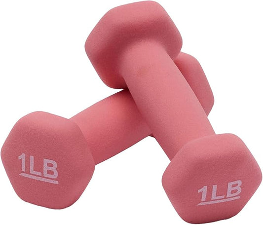 Amazon Basics Neoprene Dumbbell Hand Weights for Exercise and Muscle Toning-FlexoryFit