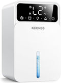 Dehumidifier, Dehumidifiers for Home, 60 OZ Water Tank, 500 sq.ft Dehumidifier for Bathroom, Bedroom, Basement with Auto Shut Off, Timer, 7 Colors LED Light (White)