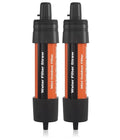 2 Pack Water Filter Straw - Portable, Compact, Multipurpose Water Purification Device for Emergency Kits, Outdoor Activities, Camping, Travel