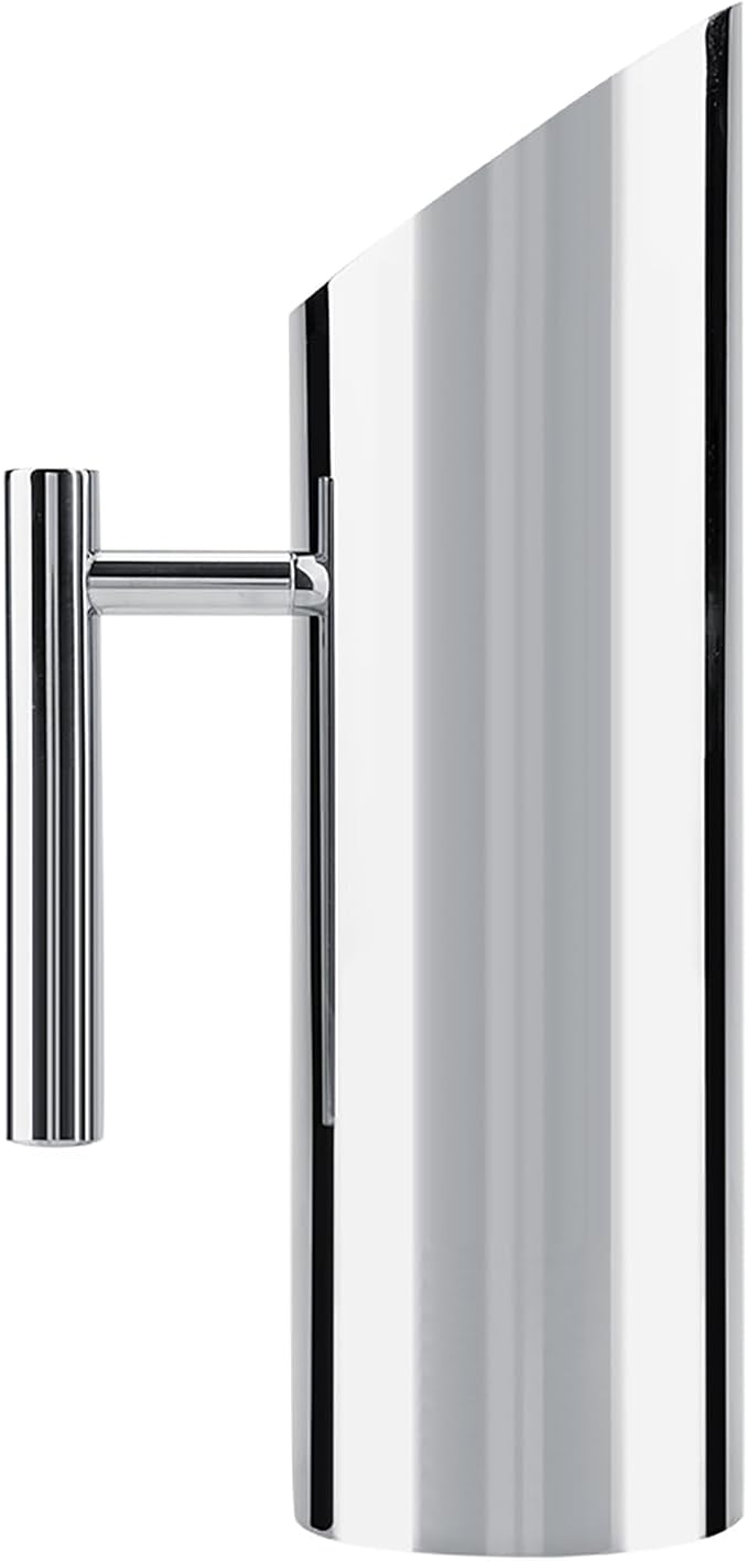 Water Pitcher, Stainless Steel Water PitcherJug Cold Drinking Water Pouch Pitcher with Handle for Iced Tea Beverage Carafe(1.5L)