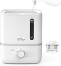 Bear Humidifiers for Bedroom, 3L Cool Mist Humidifiers and Oil Diffuser, Quiet Rapid humidifiers for Home Whole House, with Adjustable Mist Output and Auto Shut-off, White