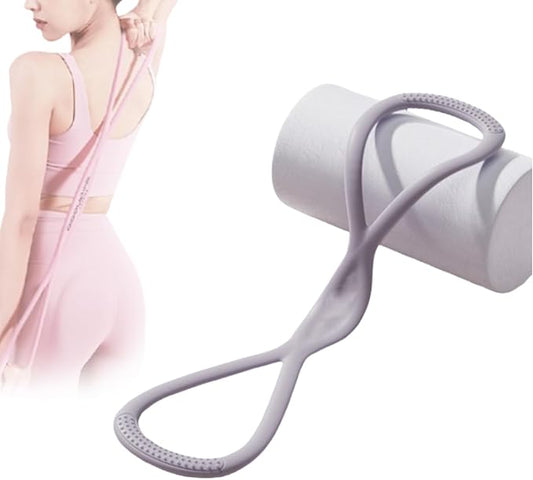 Luminousdo Resistance Bands,2025 New Upgraded Figure 8 Resistance Band for Working Out,High Elasticity Stretch Arm Rope for Yoga,Chest Expander Strap with Handles for Women Men-FlexoryFit